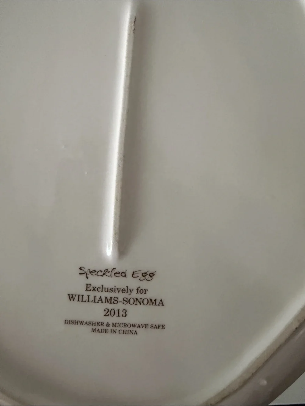 William-Sonoma Speckled Egg Ceramic Bowl, Salt & Pepper Shaker and Plate Set